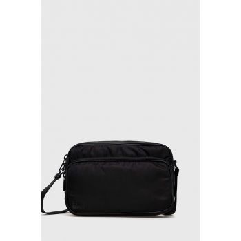 The Kooples poseta culoarea negru The Kooples poseta culoarea negru