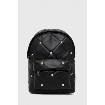 Answear Lab rucsac femei, culoarea negru, mic, cu imprimeu