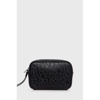 Armani Exchange portfard culoarea negru