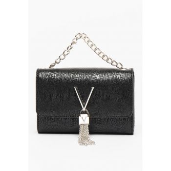 Geanta crossbody cu bareta din lant Divina