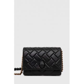 Kurt Geiger London poseta piele culoarea negru