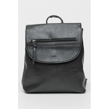 Rucsac din piele ecologica cu clapa
