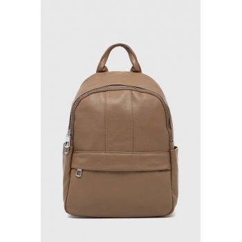 Answear Lab rucsac femei, culoarea bej, mic, neted