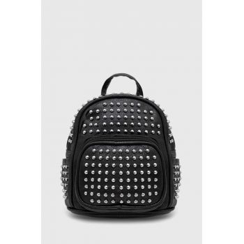 Answear Lab rucsac femei, culoarea negru, mic, cu imprimeu