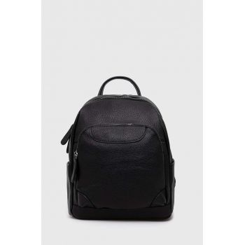 Answear Lab rucsac femei, culoarea negru, mic, neted