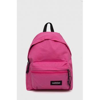 Eastpak rucsac femei, culoarea roz, mare, cu imprimeu de firma original