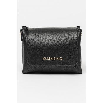 Geanta crossbody din piele ecologica cu aplicatie logo metalica Alexia