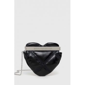 Karl Lagerfeld poseta culoarea negru