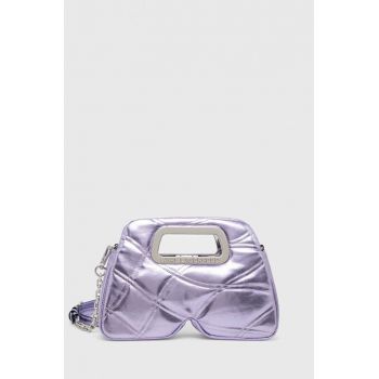 Karl Lagerfeld poseta culoarea violet