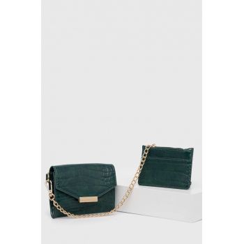United Colors of Benetton poseta culoarea verde United Colors of Benetton poseta culoarea verde