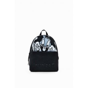 Desigual rucsac femei, culoarea negru, mic, modelator