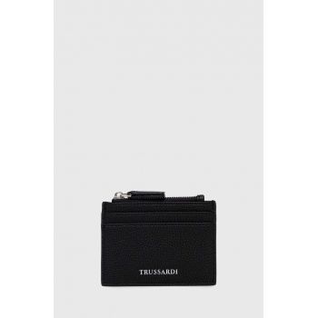 Trussardi portofel femei, culoarea negru