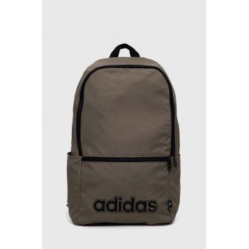 adidas rucsac culoarea verde, mare, neted