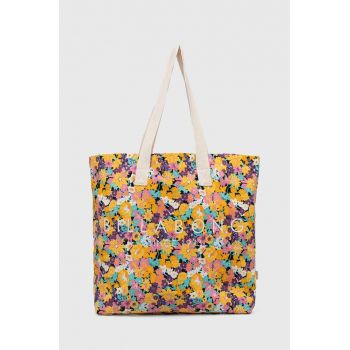 Billabong geanta de plaja culoarea galben Billabong geanta de plaja culoarea galben