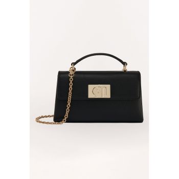 Geanta crossbody mica din piele cu bareta lant 1927