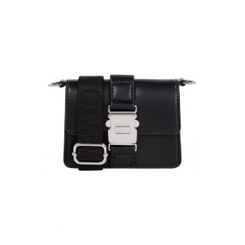 Geanta crossbody mica din piele ecologica cu maner din lant