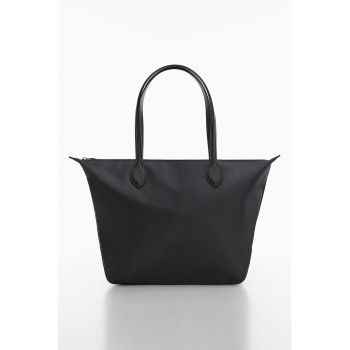 Geanta shopper cu fermoar Barbara