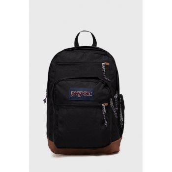 Jansport rucsac culoarea negru, mare, cu imprimeu