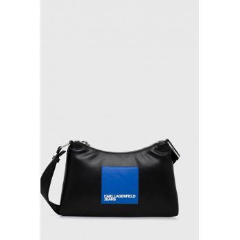 Karl Lagerfeld Jeans poseta culoarea negru