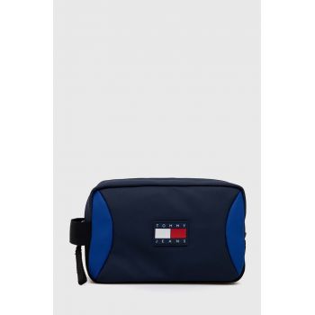 Tommy Jeans portfard culoarea albastru marin