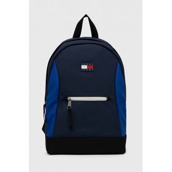 Tommy Jeans rucsac barbati, culoarea albastru marin, mare, neted