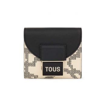 Tous portofel femei, culoarea bej