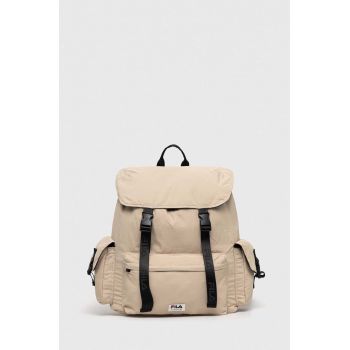 Fila rucsac culoarea bej, mare, neted