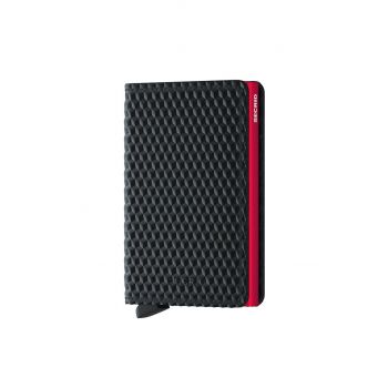 Secrid portofel de piele SCu.Black.Red-Black/Red