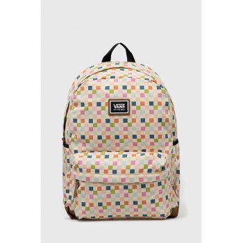 Vans rucsac din bumbac culoarea bej, mare, modelator