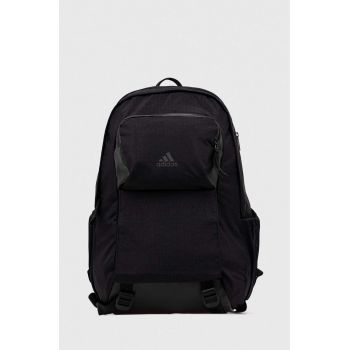 adidas rucsac culoarea negru, mare, neted