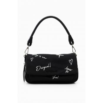 Desigual poseta culoarea negru