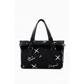 Desigual poseta culoarea negru