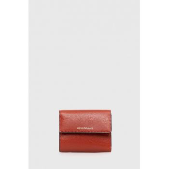 Emporio Armani portofel femei, culoarea rosu