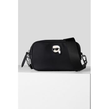 Geanta crossbody cu aplicatie logo K/Ikonik 2.0
