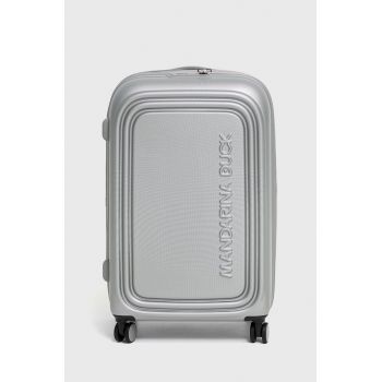 Mandarina Duck valiza culoarea argintiu ieftina