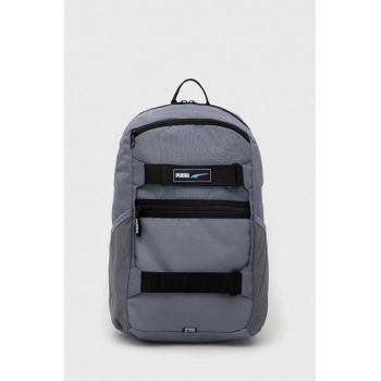 Puma rucsac femei, culoarea gri, mare, neted