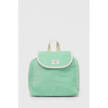 Roxy rucsac femei, culoarea verde, mic, neted