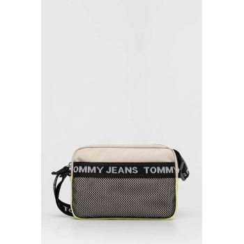 Tommy Jeans borseta culoarea bej