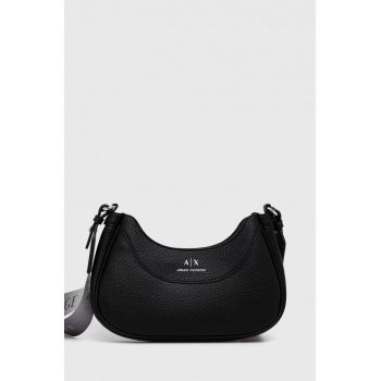 Armani Exchange poseta culoarea negru de firma originala