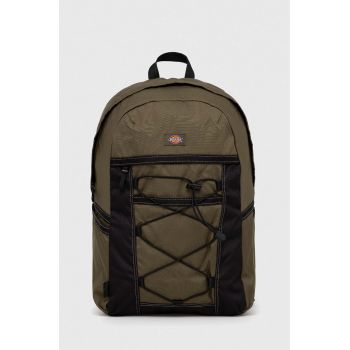 Dickies rucsac culoarea verde, mare, neted