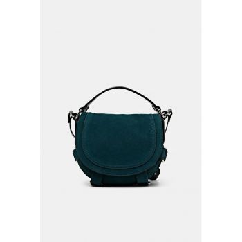 Geanta crossbody de piele intoarsa