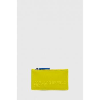 Karl Lagerfeld Jeans portofel culoarea galben