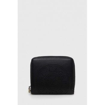 Karl Lagerfeld portofel femei, culoarea negru