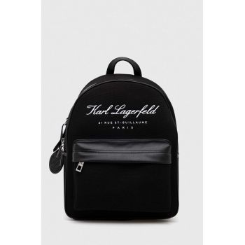 Karl Lagerfeld rucsac culoarea negru, mare, neted