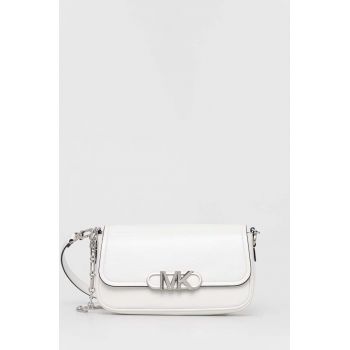 MICHAEL Michael Kors poseta de piele culoarea alb de firma originala