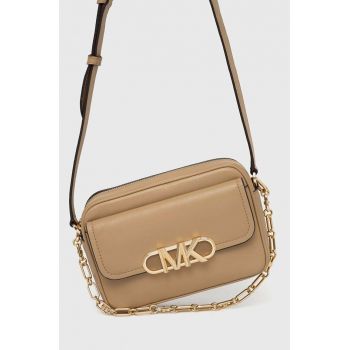 MICHAEL Michael Kors poseta de piele culoarea rosu