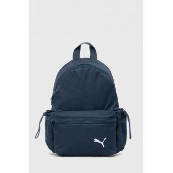 Puma rucsac femei, culoarea albastru marin, mare, cu imprimeu