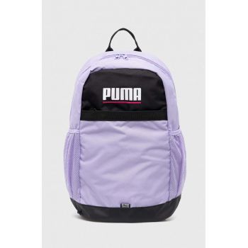 Puma rucsac femei, culoarea violet, mare, cu imprimeu