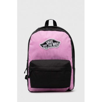 Vans rucsac femei, culoarea negru, mare, modelator