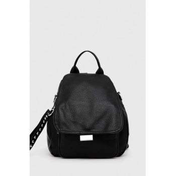 Answear Lab rucsac femei, culoarea negru, mic, neted